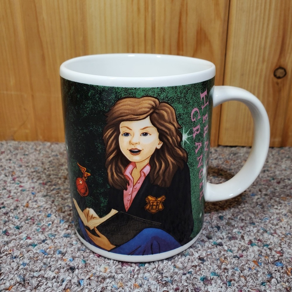 2001 Harry Potter Hermione Granger‎ Mug Ceramic Cup Sorcerer's Stone Warner Bros